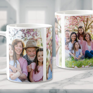 Personalized Grandpa Grandma Photo Coffee Mug