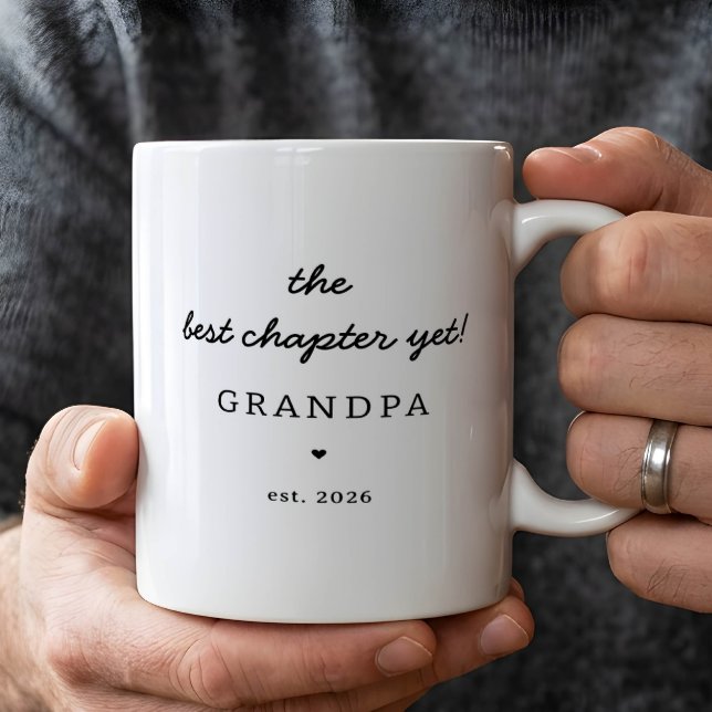 Personalized Grandpa Mug Best Chapter Yet (Creator Uploaded)