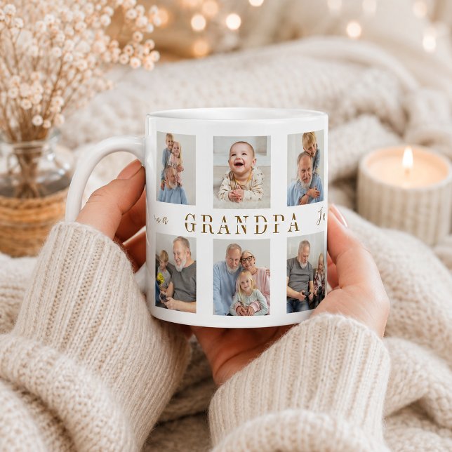 Personalized Grandpa Mug | Custom Photos (Creator Uploaded)