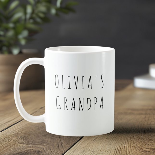 Personalized Grandpa Photo | Gift for Grandpa Coffee Mug (Creator Uploaded)