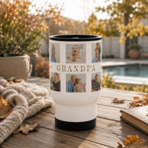 Personalized Grandpa Travel Mug