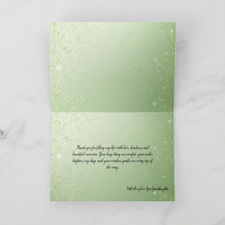 Personalized Grandparents Photo Greeting Card