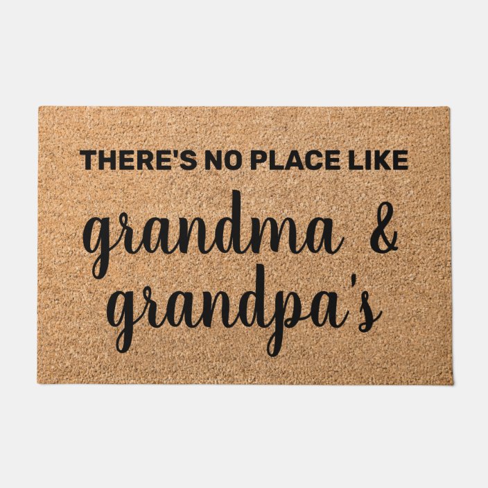 Personalized Grandparents Welcome Mat Doormat | Zazzle.ca