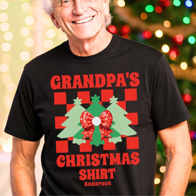 Personalized Grandpa's Christmas Shirt (Creator Uploaded)
