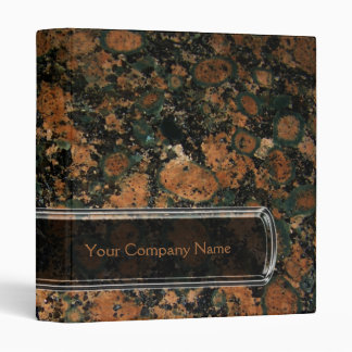 Personalized Granite Binder