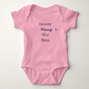 Personalized Granny Baby Bodysuit