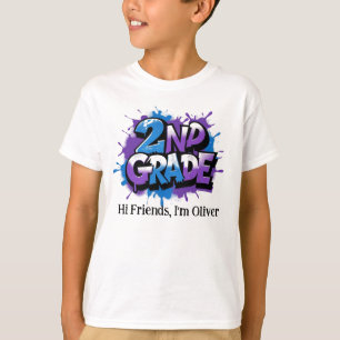 Personalized Graphic Kid T-shirt - Back To School