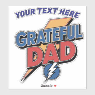 Personalized Grateful Dad Superhero 