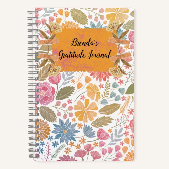 Personalized Gratitude Journal (Front)
