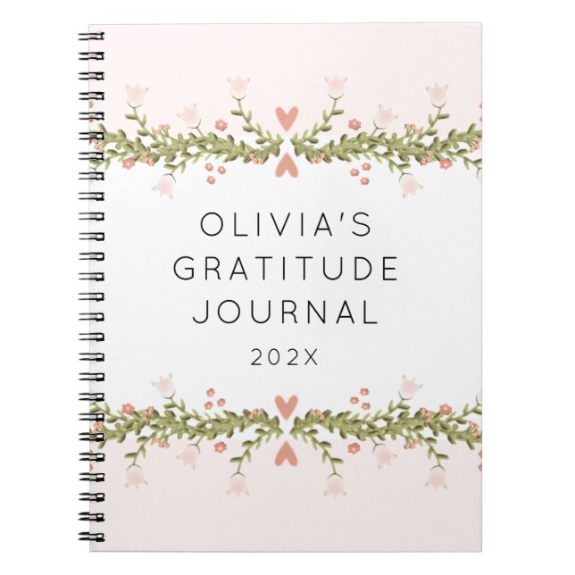 Personalized Gratitude Journal (Front)