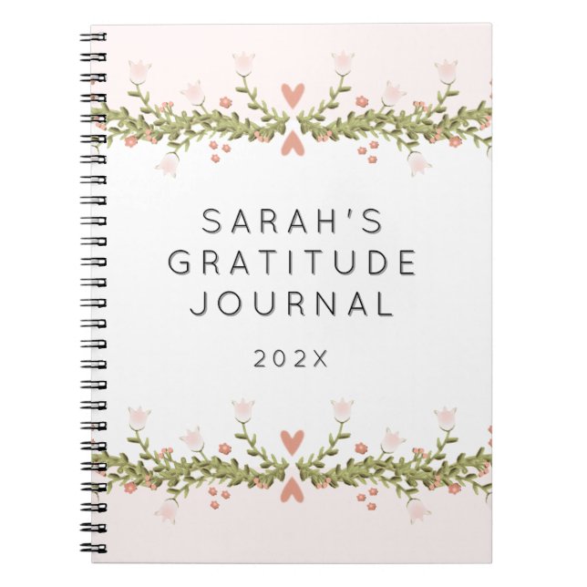 Personalized Gratitude Journal (Front)