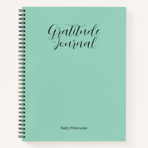 Personalized Gratitude Journal   Custom Name Daily