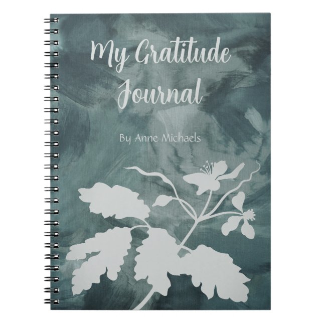 Personalized Gratitude Journal Notebook  (Front)