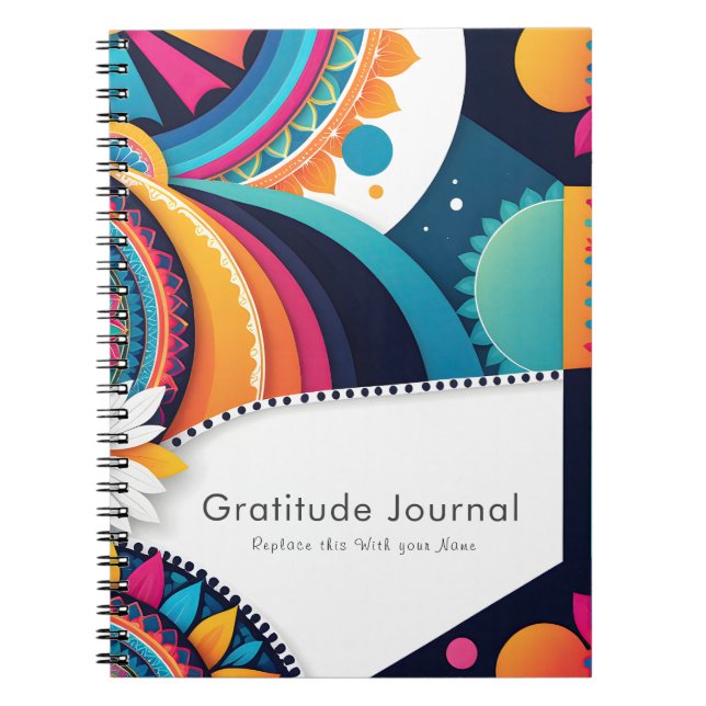 Personalized Gratitude Notebook (Front)