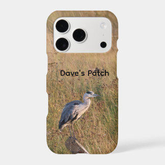Personalized Gray Heron Profile Wildlife Photo Pho