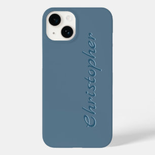 Personalized gray Radial Texture 15 Case-Mate iPhone 14 Case