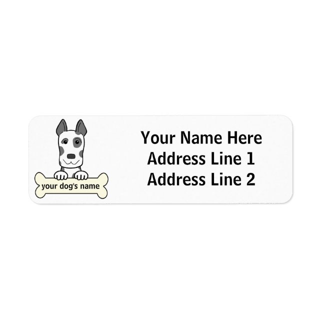 Personalized Great Dane (Front)