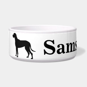 Personalized Great Dane Dog Bowl