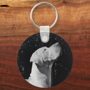 Personalized Great Dane – Minimalist  Keychain