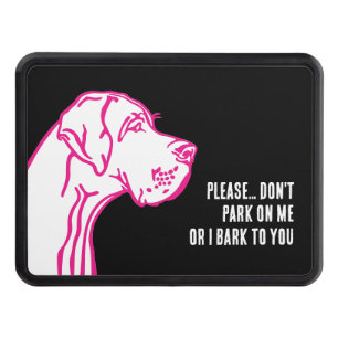 Personalized Great Dane  Trailer Hitch Cover