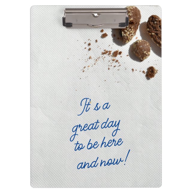 Personalized Great Day Inspirational Clipboard (Front)