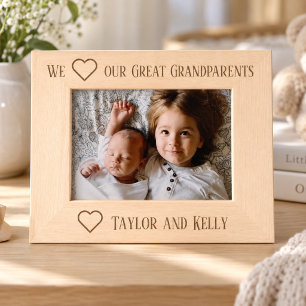 Personalized Great Grandparents Picture Frame