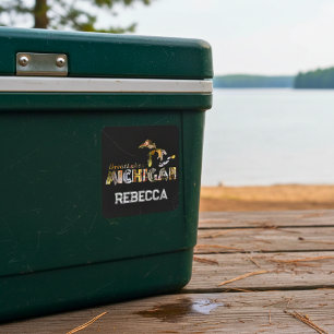 Personalized Great Lakes Michigan Spirits Sticker