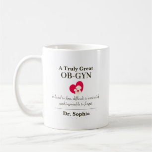 Personalized Great OB-GYN Appreciation Gift Coffee Mug