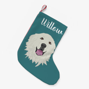 Personalized Great Pyrenees Small Christmas Stocking