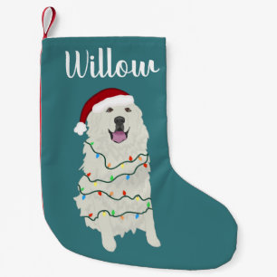 Personalized Great Pyrenees  Small Christmas Stocking