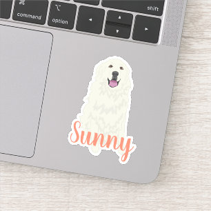 Personalized Great Pyrenees Sticker