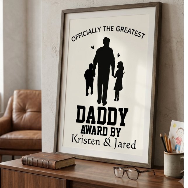 Personalized Greatest Dad Award Poster | Custom  (Creator Uploaded)