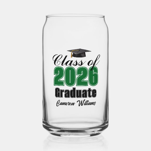 Personalized Green Class of 2026 Graduation (Recto)