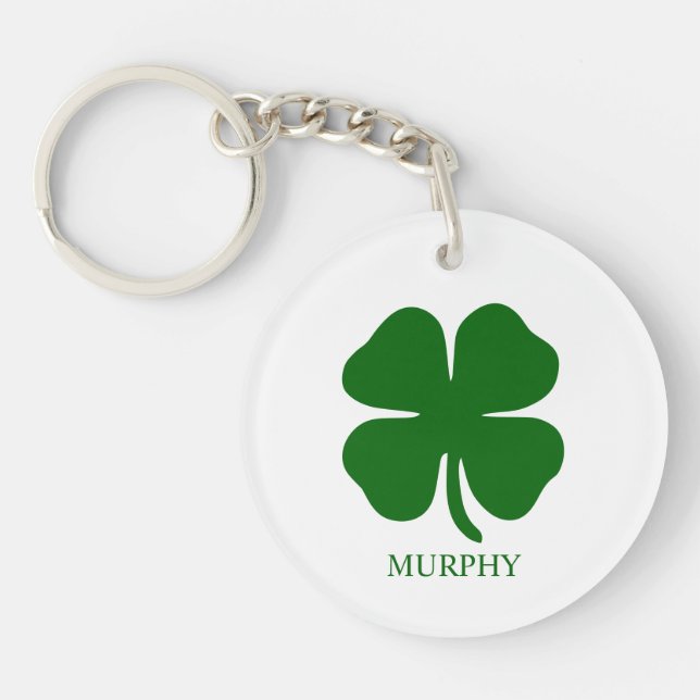 Personalized Green Clover (Devant)