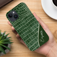 Personalized Green Crocodile