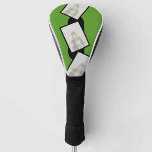 Personalized Green Golf Head Cover with Photos