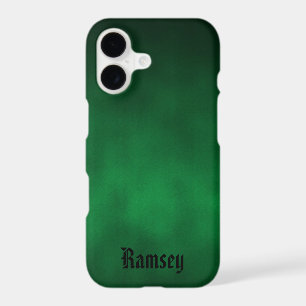 Personalized Green Gothic Ombre Art