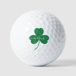 Personalized green leave ignature Golf Gol Golf Balls