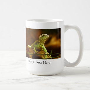 Personalized Green Lizard Mug