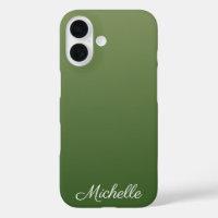 Personalized green ombre