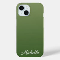 Personalized green ombre