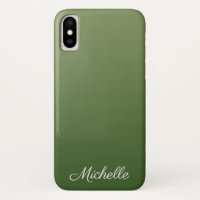 Personalized green ombre