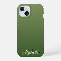 Personalized green ombre
