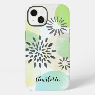 Personalized Green Pattern iPhone 13 Case