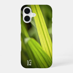 Personalized Green Tropical Grass Apple Phone Case