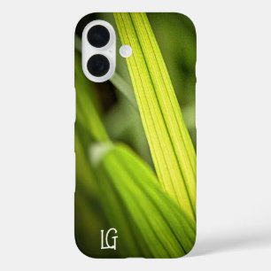Personalized Green Tropical Grass Apple Phone Case