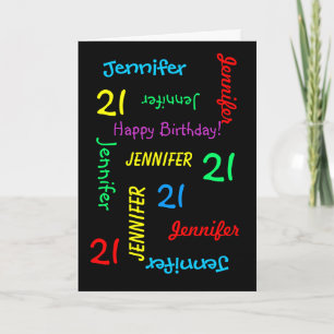 Personalized Greeting Card Any Name, Age, Occasion