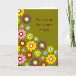 Personalized Greeting Cards - Flowers
