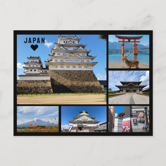 Personalized, Greetings from Japan Postcard (Front)