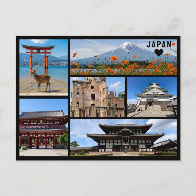 Personalized, Greetings from Japan Postcard (Front)